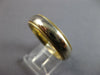 ESTATE 14K 2 TONE GOLD 3D CLASSIC SOLID 6MM SHINY MILGRAIN MENS ANNIVERSARY RING