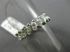 ESTATE 3.40CT DIAMOND 14K WHITE GOLD 3D MARQUISE ETERNITY ANNIVERSARY RING #1834