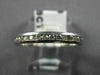 ESTATE .38CT DIAMOND 14KT WHITE GOLD 3D CLASSIC CHANNEL ANNIVERSARY RING #18944