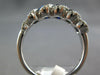 1.23CT DIAMOND & AAA SAPPHIRE 18K WHITE GOLD OVAL INFINITY LOVE ANNIVERSARY RING