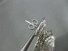 ESTATE EXTRA LARGE .36CT DIAMOND 14KT WHITE & BLACK GOLD WOVEN HANGING EARRINGS