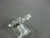 ESTATE .78CT DIAMOND LUCIDA 5 STONE 14KT WHITE GOLD ENGAGEMENT RING STUNNG 16301