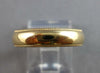ESTATE SOLID 14KT YELLOW GOLD 4.5MM COMFORT FIT MILGRAIN ANNIVERSARY RING #27595