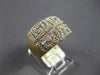 ESTATE WIDE .18CT DIAMOND 14KT YELLOW GOLD CLASSIC GREEK DESIGN ANNIVERSARY RING