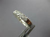 .93CT DIAMOND 18KT WHITE GOLD 3D ROUND MULTI HEART 3/4 ETERNITY ANNIVERSARY RING