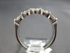 LARGE 1.33CT DIAMOND 14KT WHITE GOLD 3D CLASSIC 5 STONE WEDDING ANNIVERSARY RING