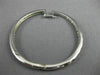 ESTATE .80CT DIAMOND 14KT WHITE GOLD 3D CLASSIC HOOP INSIDE OUT EARRINGS #19467