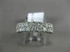 ESTATE 1.50CT DIAMOND 14KT WHITE GOLD TWO ROW CLASSIC WEDDING ANNIVERSARY RING