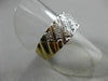 ANTIQUE .32CT OLD MINE DIAMOND 14KT 2 TONE GOLD WEDDING ANNIVERSARY RING #17243