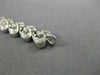 ANTIQUE WIDE 1.21CT DIAMOND 14KT WHITE GOLD HEART ETOILE TENNIS BRACELET #2500
