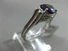 ESTATE 1.86CT DIAMOND & AMETHYST 14K WHITE GOLD FILIGREE PROMISE FRIENDSHIP RING