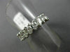 ESTATE 3.40CT DIAMOND 14K WHITE GOLD 3D MARQUISE ETERNITY ANNIVERSARY RING #1834