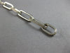 LARGE & LONG 1.58CT DIAMOND 14KT WHITE GOLD 3D CLASSIC OVAL LINK TENNIS BRACELET