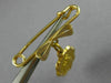 ESTATE 18KT YELLOW GOLD 3D CLASSIC ITALIAN BAPTISM PIN #MILANO29
