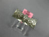 ESTATE .81CT DIAMOND WHITE GOLD 3D CLASSIC DOUBLE SIDED BOW FUN LOVE RING