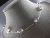 ESTATE .90CT AAA AMETHYST 14KT YELLOW GOLD BY THE YARD FUN LOVE NECKLACE #27888