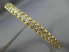 ANTIQUE 3.60CT ROUND CUT DIAMOND 18KT YELLOW GOLD CLASSIC BANGLE BRACELET #1852