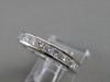 ESTATE 2.16CTW PRINCESS DIAMOND ETERNITY 14K WHITE GOLD WEDDING RING F VVS #2103