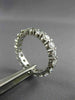 ESTATE 2.47CT ROUND DIAMOND 14KT WHITE GOLD 3D ETERNITY WEDDING ANNIVERSARY RING