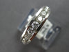 WIDE .72CT DIAMOND 14KT WHITE GOLD 3D 5MM ROUND CHANNEL WEDDING ANNIVERSARY RING