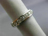 2.20CT ROUND DIAMOND 14K WHITE GOLD 3D CHANNEL ETERNITY WEDDING ANNIVERSARY RING
