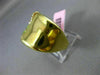 ESTATE LARGE .35CT DIAMOND 14K YELLOW GOLD GREEN & PINK ENAMEL FILIGREE FUN RING