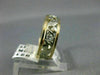 ANTIQUE .35CT DIAMOND 14K WHITE YELLOW GOLD FILIGREE ETERNITY WEDDING RING 21370
