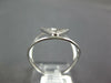 ESTATE LARGE .22CT DIAMOND 14KT WHITE GOLD 3D OPEN MARQUISE SHAPE FUN RING