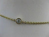 ESTATE 1.38CTW 12 DIAMONDS BY THE YARD 14K GOLD NECKLACE