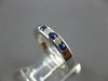 .28CT DIAMOND & AAA SAPPHIRE 14KT WHITE GOLD 3D 7 STONE ANNIVERSARY RING #27475