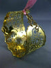 ESTATE LARGE 6.50CT DIAMOND & AAA YELLOW TOPAZ 14K YELLOW GOLD BANGLE BRACELET