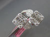 LARGE 3.47CT DIAMOND 18K WHITE GOLD MULTI SHAPE INVISIBLE HEART CRISS CROSS RING