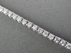 ESTATE 1.83CT DIAMOND 14KT WHITE GOLD CLASSIC FOUR PRONG TENNIS BRACELET 2mm