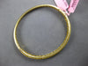 WIDE 2.95CT INTENSE FANCY YELLOW DIAMOND 18KT YELLOW GOLD MULTI BANGLE BRACELET