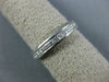 ANTIQUE .70CT DIAMOND 18KT WHITE GOLD 3D ETERNITY FILIGREE ANNIVERSARY RING 1167