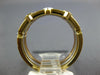 ESTATE .30CT DIAMOND 18KT TRI COLOR GOLD 3D FILIGREE MILGRAIN STACKABLE FUN RING