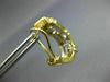 ESTATE WIDE .75CT DIAMOND 14KT 2 TONE GOLD 3D ROUND & PRINCESS CLIP ON EARRINGS