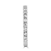 .84CT DIAMOND 18KT WHITE GOLD 3D ROUND 3/4TH ETERNITY WEDDING ANNIVERSARY RING