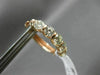 ESTATE 2.0CT DIAMOND 14KT ROSE GOLD 3D CLASSIC OVAL DOUBLE SIDED HOOP EARRINGS