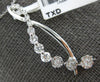 LARGE .50CT DIAMOND 14KT WHITE GOLD 3D CLASSIC JOURNEY INFINITY FLOATING PENDANT