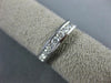 ESTATE .46CT DIAMOND 14KT WHITE GOLD 7 STONE CHANNEL SET ANNIVERSARY RING #14597