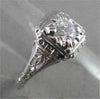 ANTIQUE 0.40CT 14KT WHITE GOLD DIAMOND SOLITARE RING ONE OF A KIND !!!!!!!!!!!!