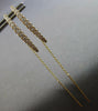 ESTATE LARGE .72CT DIAMOND 14KT YELLOW GOLD GRADUATING BAR CHANDELIER HANGING EARRINGS