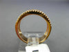 ESTATE WIDE .80CT DIAMOND 14KT ROSE GOLD 3D ETOILE WEDDING ANNIVERSARY RING 6mm