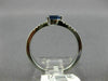 .37CT DIAMOND & AAA PEAR SHAPE SAPPHIRE 14KT WHITE GOLD 3D CLASSIC PROMISE RING