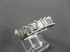 ANTIQUE 1.70CTW EMERALD DIAMOND PLATINUM WEDDING ANNIVERSARY RING F/G VVS #19431