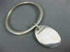 ESTATE TIFFANY & CO. 925 SILVER CLASSIC ROUND & OVAL ENGRAVEABLE KEYCHAIN #22927