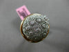 ESTATE .46CT DIAMOND 18K WHITE & ROSE GOLD 3D ETOILE OPEN FILIGREE CIRCULAR RING
