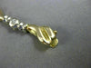 ESTATE .55CT DIAMOND 14KT WHITE YELLOW GOLD 3D CLASSIC BEZEL BRACELET #21829
