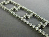 ESTATE WIDE 2.60CT DIAMOND 14KT WHITE GOLD 3D TWO ROW ZIG ZAG TENNIS BRACELET